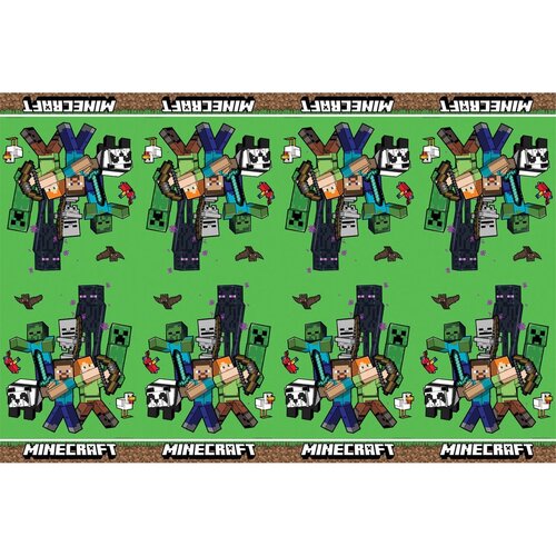 Minecraft Minecraft Tafelkleed - Kunststof Minecraft Minecraft Tafelkleed - Kunststof