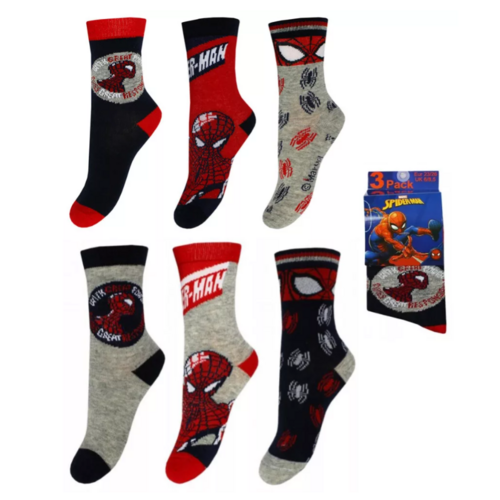 Spiderman Spiderman Sokken - 3 paar - Marvel Spiderman Spiderman Sokken - 3 paar - Marvel