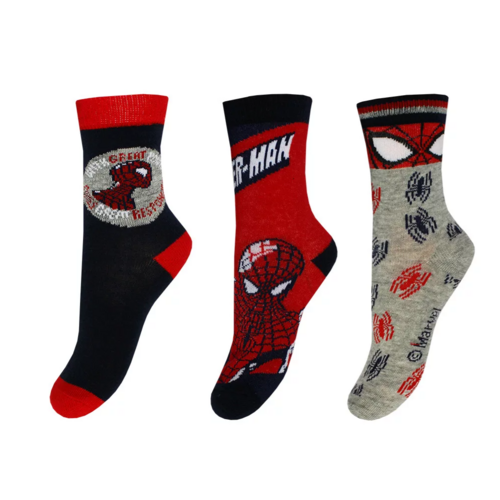 Spiderman Spiderman Sokken - 3 paar - Marvel Spiderman Spiderman Sokken - 3 paar - Marvel