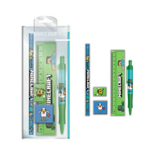 Minecraft Minecraft Stationary Set - 5 Delig Minecraft Minecraft Stationary Set - 5 Delig