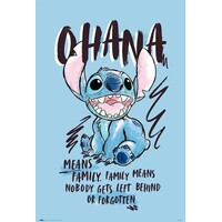 Stitch Ohana Maxi Poster - Disney