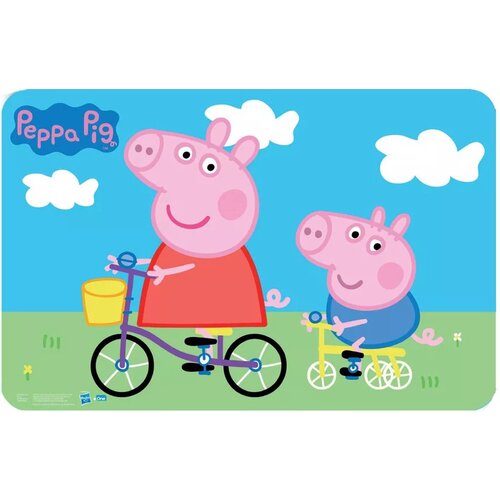 Peppa Pig Peppa Pig Placemat - George en Peppa Peppa Pig Peppa Pig Placemat - George en Peppa