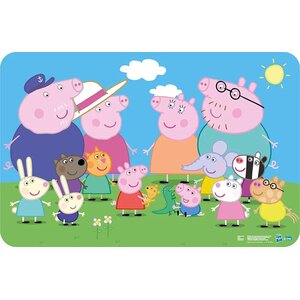 Peppa Pig Peppa Pig Placemat - Family Peppa Pig Peppa Pig Placemat - Family