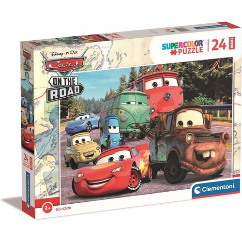 Cars Disney Cars Maxi Puzzel - 24 stukjes *Doos Beschadigd* Cars Disney Cars Maxi Puzzel - 24 stukjes *Doos Beschadigd*