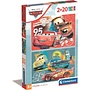 Disney Cars 2 in 1 Puzzel - 2 x 20 stukjes - Clementoni