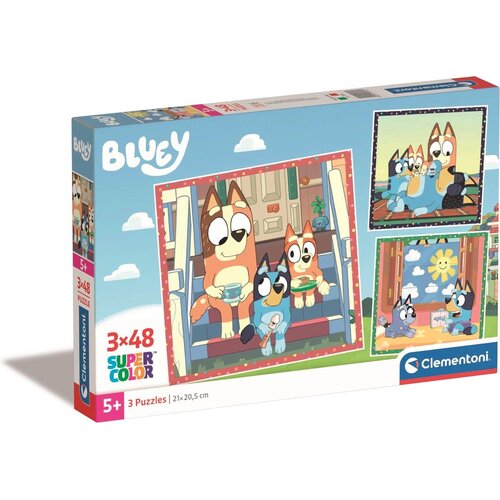 Bluey Bluey Puzzel - 3 x 48 stukjes - Clementoni