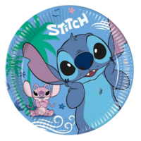 8 Stitch Gebaksbordjes FSC - 20 cm - Disney
