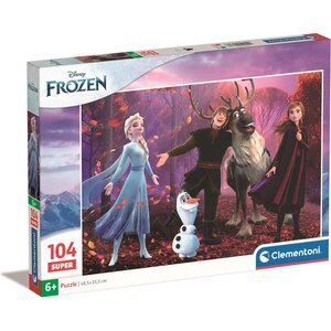 Frozen Disney Frozen Puzzel - 104 stukjes - Clementoni Frozen Disney Frozen Puzzel - 104 stukjes - Clementoni