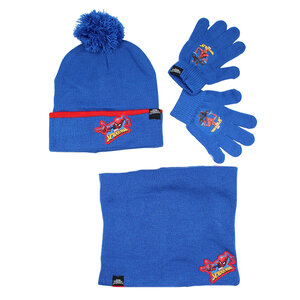 Spiderman Spiderman Winterset: Handschoenen, Muts, Colsjaal