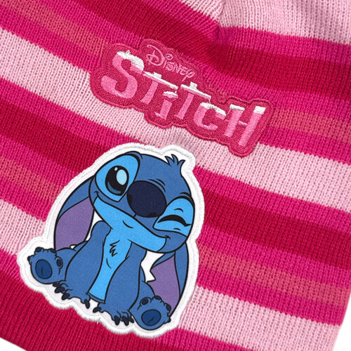 Lilo en Stitch Stitch Handschoenen met Muts - Donker Roze