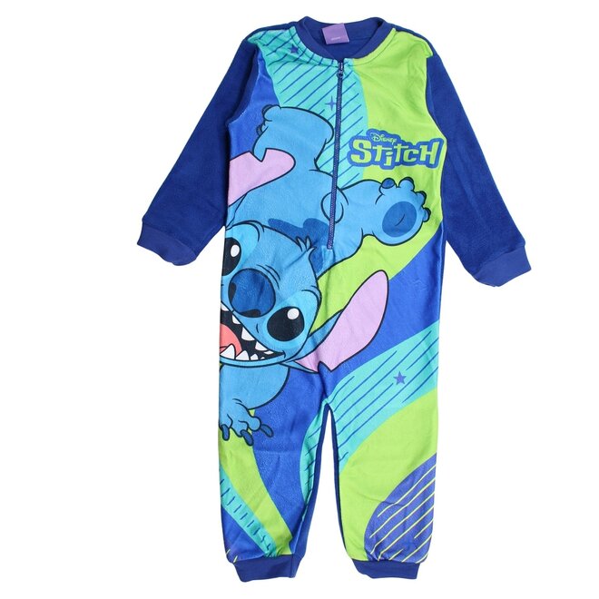 Stitch Onesie Fleece Blauw - Disney