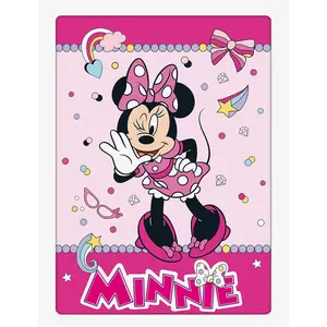 Minnie Mouse Minnie Mouse Fleece Deken - Roze Minnie Mouse Minnie Mouse Fleece Deken - Roze