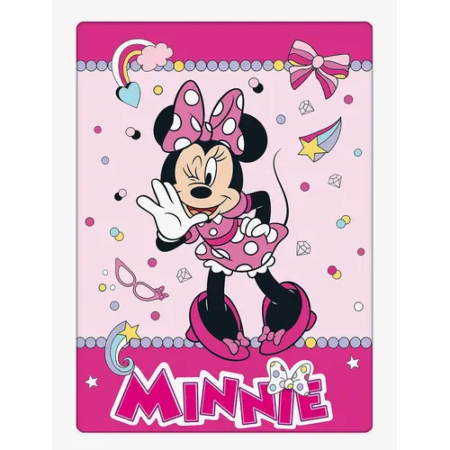 Minnie Mouse Minnie Mouse Fleece Deken - Roze Minnie Mouse Minnie Mouse Fleece Deken - Roze