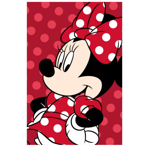 Minnie Mouse Minnie Mouse Fleece Deken - Rood Minnie Mouse Minnie Mouse Fleece Deken - Rood