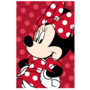 Minnie Mouse Fleece Deken - Rood