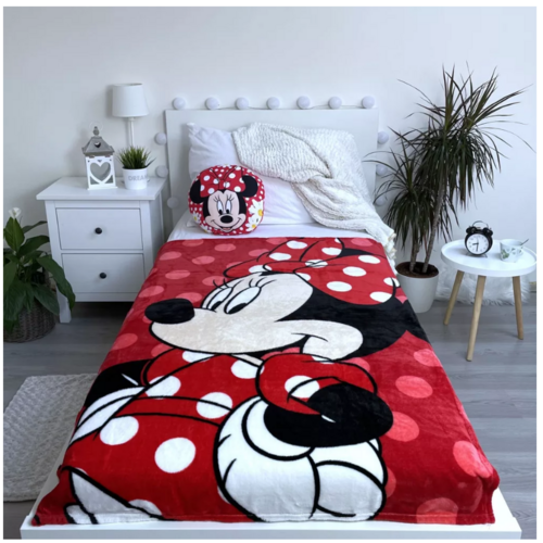 Minnie Mouse Minnie Mouse Fleece Deken - Rood