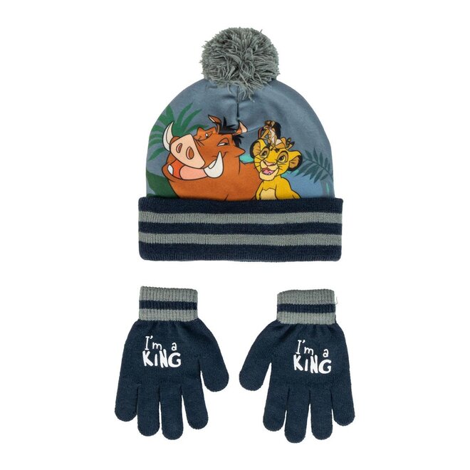 Lion King Winterset - Handschoenen en Muts