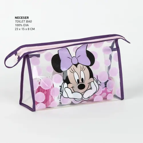 Minnie Mouse Minnie Mouse Toilettas Gevuld - 4 Delig Minnie Mouse Minnie Mouse Toilettas Gevuld - 4 Delig