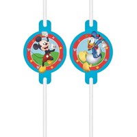4 Mickey Mouse Rietjes - FSC