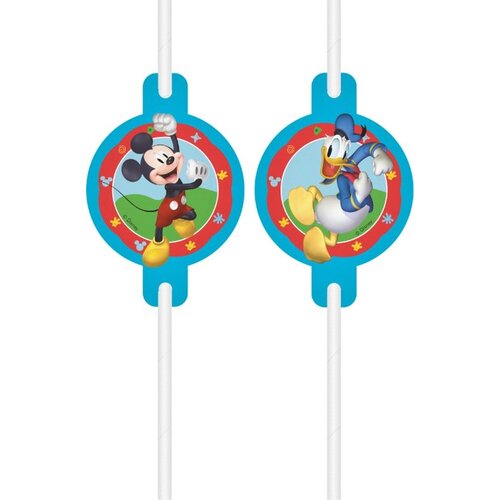 Mickey Mouse 4 Mickey Mouse Rietjes - FSC