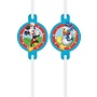 4 Mickey Mouse Rietjes - FSC