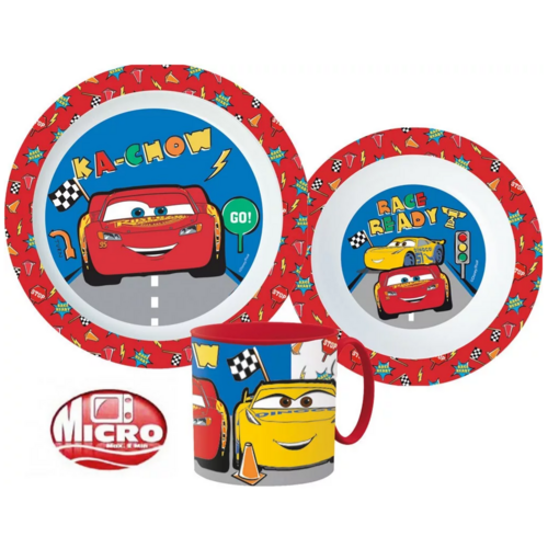 Cars Disney Cars Kinderservies met Mok - Magnetron Cars Disney Cars Kinderservies met Mok - Magnetron