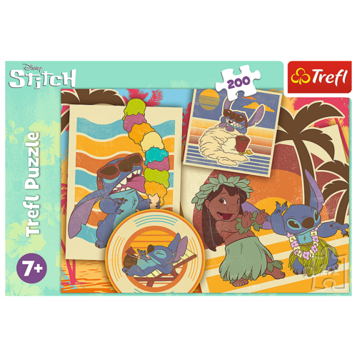 Lilo en Stitch Lilo en Stitch Puzzel - 200 stukjes - Trefl Lilo en Stitch Lilo en Stitch Puzzel - 200 stukjes - Trefl