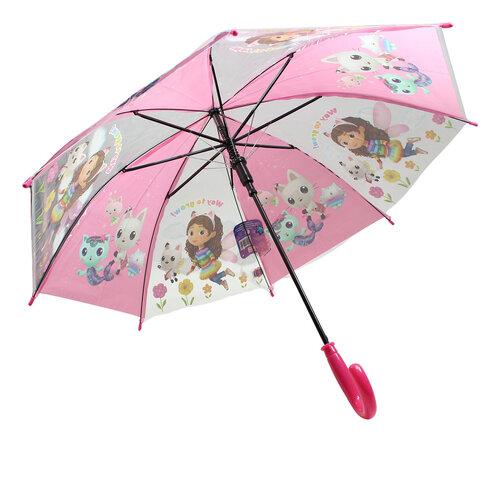 Gabby's Poppenhuis Gabby's Poppenhuis Paraplu - Roze Gabby's Poppenhuis Gabby's Poppenhuis Paraplu - Roze