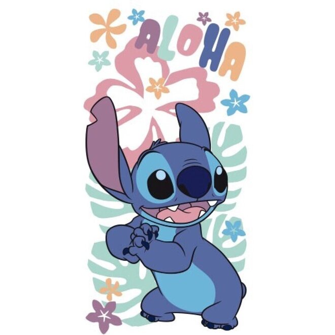 Stitch Badlaken Aloha - Sneldrogend - Disney