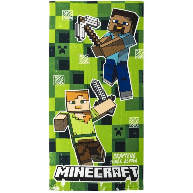 Minecraft Badlaken  Steve en Alex - Sneldrogend