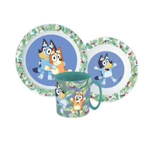 Bluey Bluey Kinderservies met Mok - Magnetron Bluey Bluey Kinderservies met Mok - Magnetron