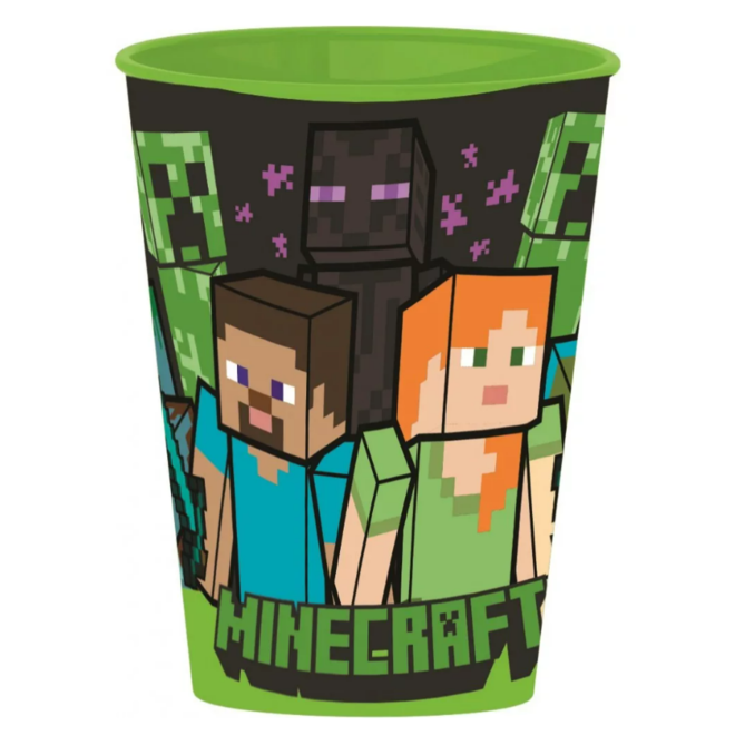 Minecraft Beker - Magnetron - Steve en Alex