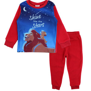 Lion King Lion King Fleece Pyjama Rood - Disney