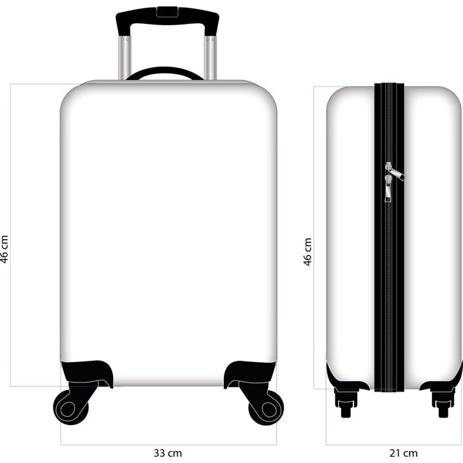 Stitch en Angel Trolley Koffer ABS - Disney