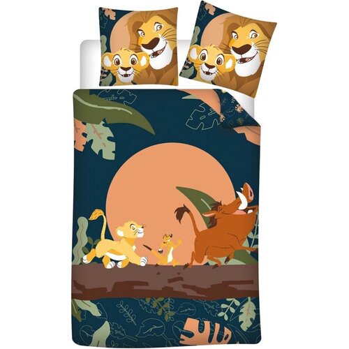 Lion King Lion King Dekbedovertrek 140 x 200 cm - Jungle
