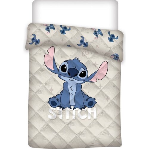 Lilo en Stitch Stitch Bedsprei Gewatteerd - 140x200 - Wit Lilo en Stitch Stitch Bedsprei Gewatteerd - 140x200 - Wit