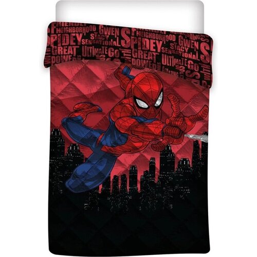 Spiderman Spiderman Bedsprei Gewatteerd - 140x200 - Marvel Spiderman Spiderman Bedsprei Gewatteerd - 140x200 - Marvel