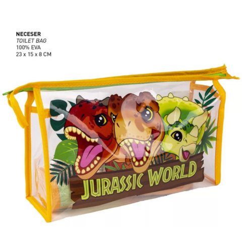 Dinosaurus / Jurassic World Dinosaurus Toilettas Gevuld - 4 Delig Dinosaurus / Jurassic World Dinosaurus Toilettas Gevuld - 4 Delig