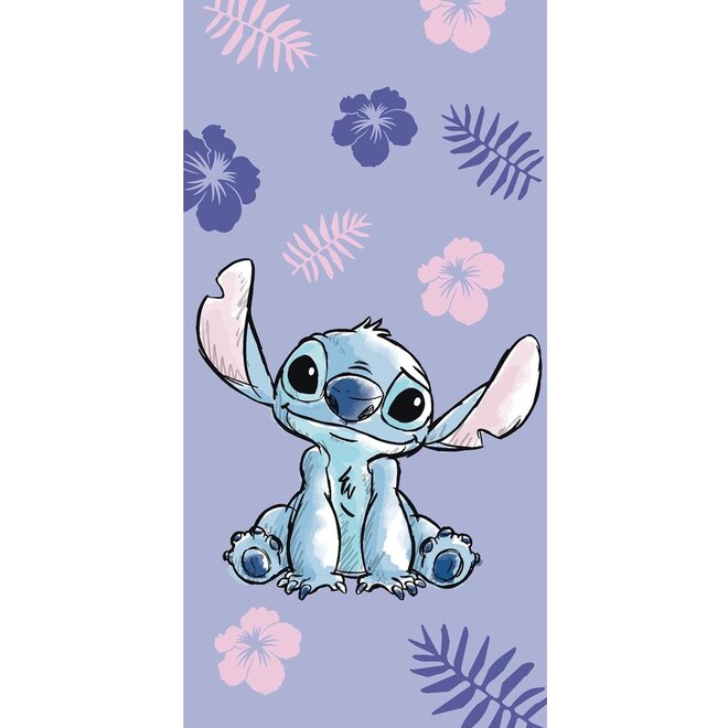 Stitch Badlaken Purple - Disney