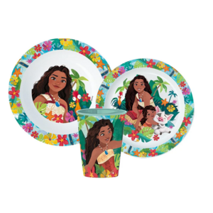 Vaiana Vaiana Kinderservies met Beker - Magnetron