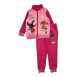 Bing Konijn Bing Konijn Joggingpak - Donker Roze Bing Konijn Bing Konijn Joggingpak - Donker Roze