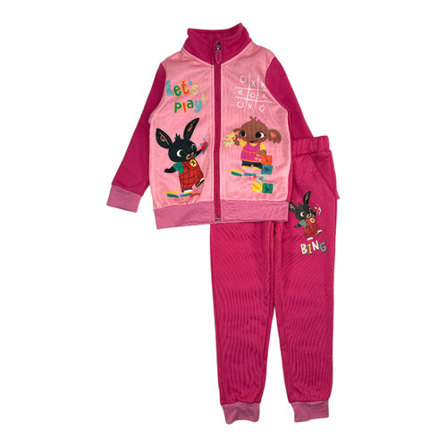 Bing Konijn Bing Konijn Joggingpak - Donker Roze Bing Konijn Bing Konijn Joggingpak - Donker Roze