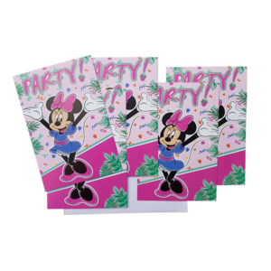 Minnie Mouse 5 Minnie Mouse Uitnodigingen Minnie Mouse 5 Minnie Mouse Uitnodigingen