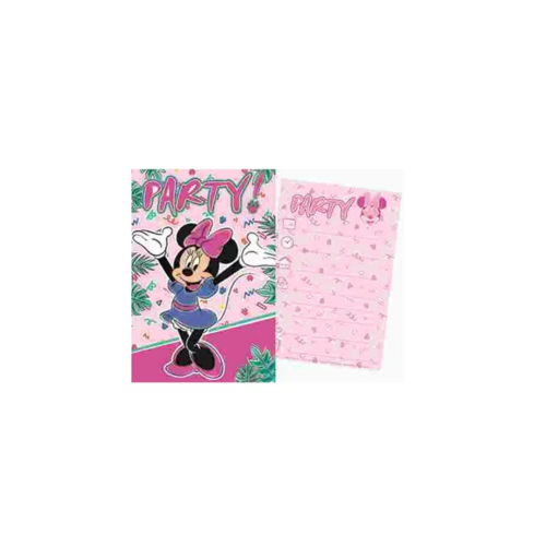 Minnie Mouse 5 Minnie Mouse Uitnodigingen
