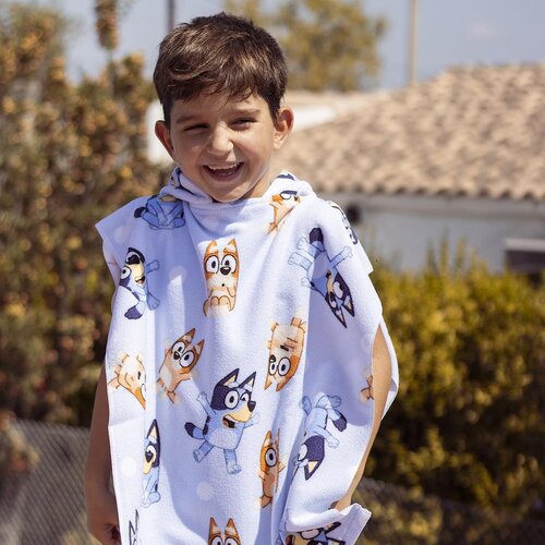 Bluey Bluey en Bingo Badponcho - Sneldrogend