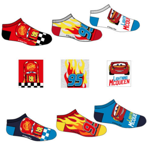Disney Cars Disney Cars Sneakersokken - 3 paar Disney Cars Disney Cars Sneakersokken - 3 paar