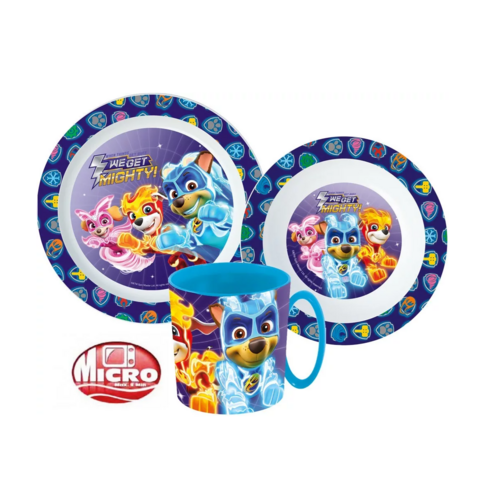 Paw Patrol Paw Patrol Kinderservies met Mok - Magnetron Paw Patrol Paw Patrol Kinderservies met Mok - Magnetron