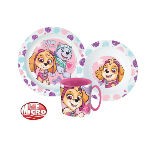 Paw Patrol Paw Patrol Kinderservies met Mok - Magnetron Paw Patrol Paw Patrol Kinderservies met Mok - Magnetron