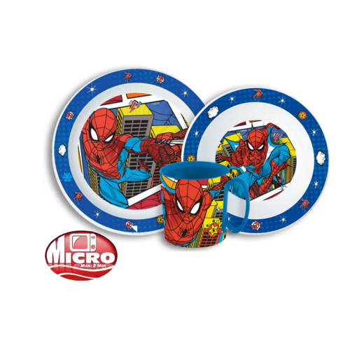 Spiderman Spiderman Kinderservies met Mok - Magnetron