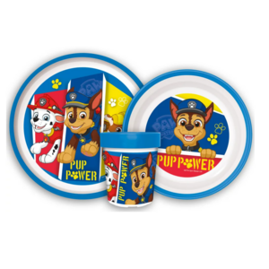 Paw Patrol Paw Patrol Kinderservies Blauw - Magnetron Paw Patrol Paw Patrol Kinderservies Blauw - Magnetron